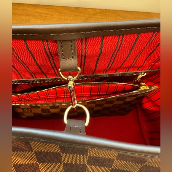 LOUIS VUITTON NEVERFULL MM Cherry Damier Ebene - Picture 10 of 14